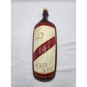 Red Stripe Beer Wooden Bar Sign